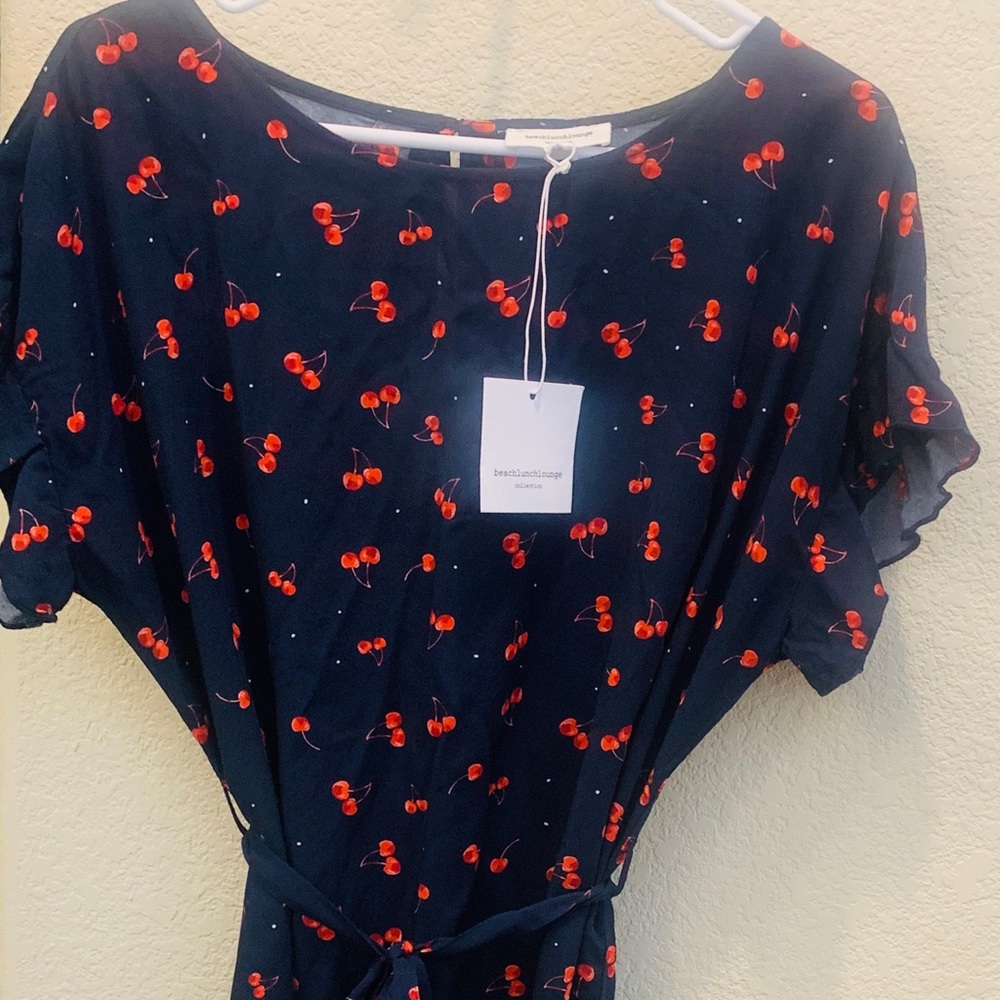 Beach Lunch Lounge navy Cherry Nights dress